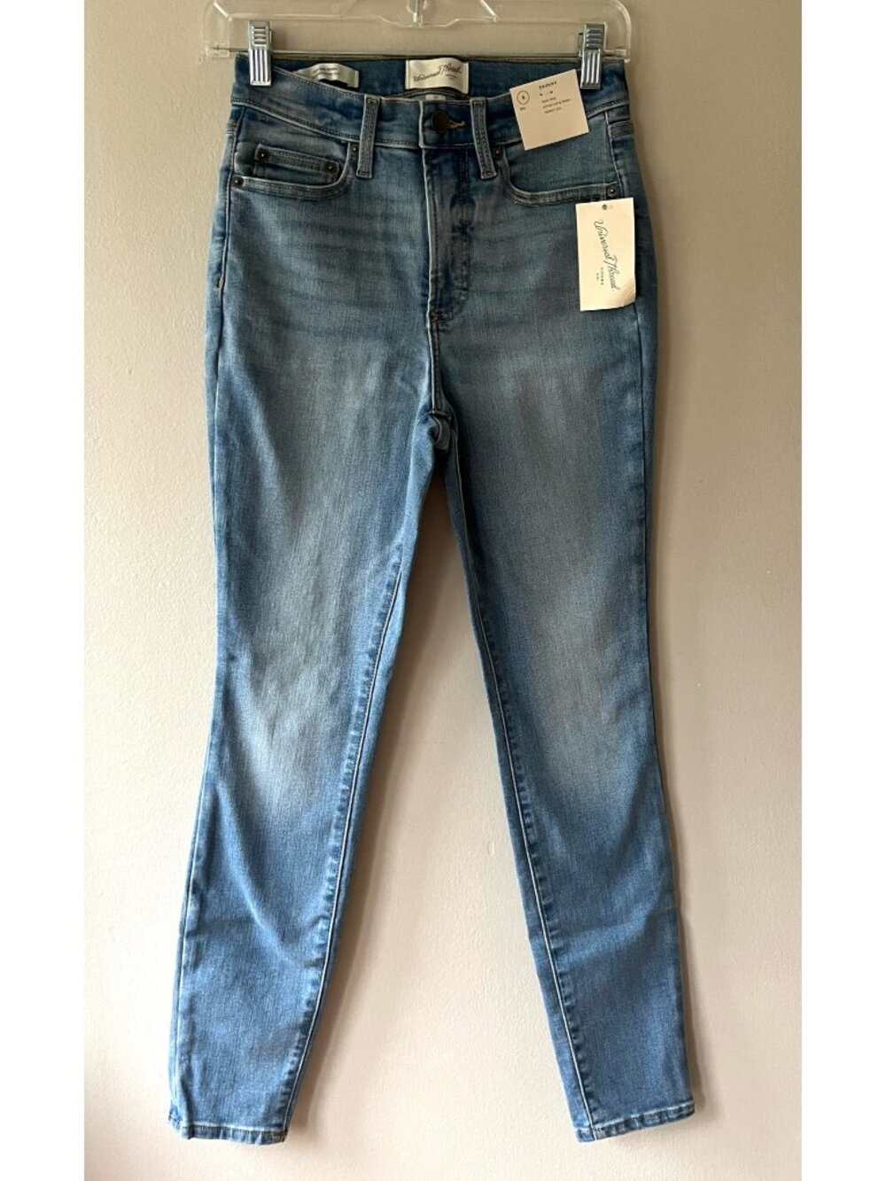 Universal Thread Sz 4R High Rise Skinny Jeans Denim Pants High Stretch